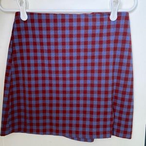 plaid mini skirt from urban outfitters!